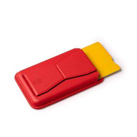 Porte cartes avec support pliable