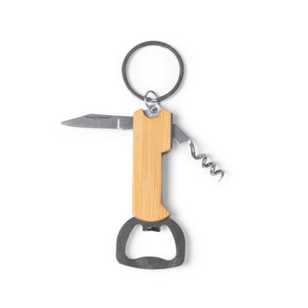 Porte-clés - Ouvre bouteille - Tire bouchon avec personnalisation (Logo, Numéro, Nom)